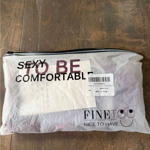 New FINETOO Seamless Panties 6 Pack No Lines With lace Cut Out - Picture 9 of 12